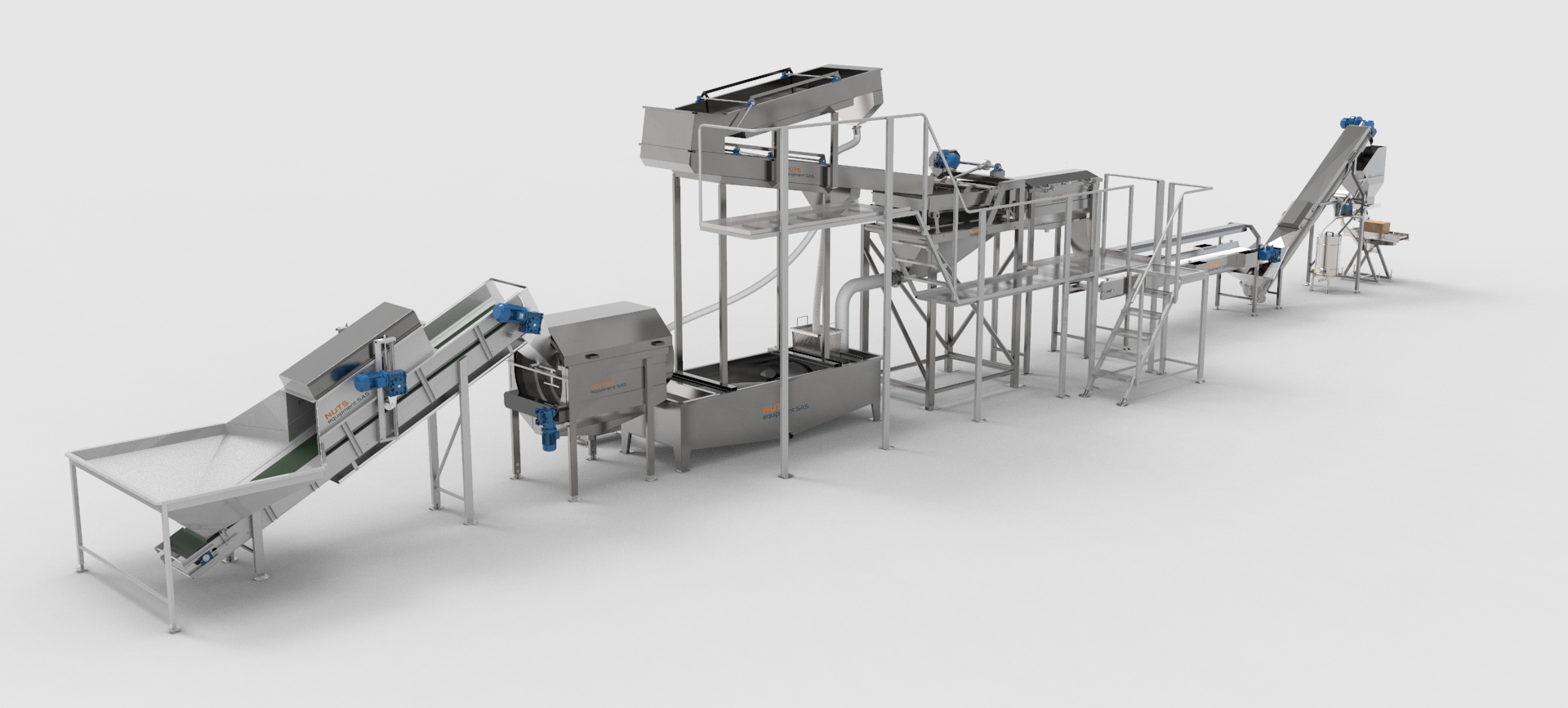 Línea de procesamiento Nuts Equipment